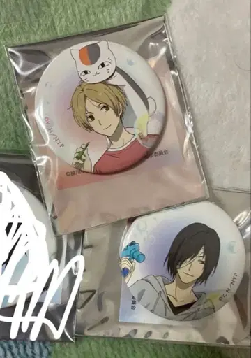 나츠메 우인장 캔뱃지 비눗방울