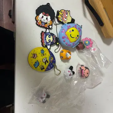 컬러풀 캐릭터 스트랩 세트
