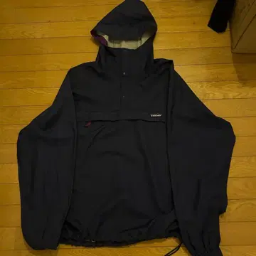 99s patagonia 네이비 보라색 아노락 마운틴 파카 L