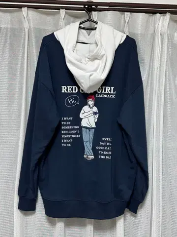 Red Cap Girl 후드티 M 사이즈