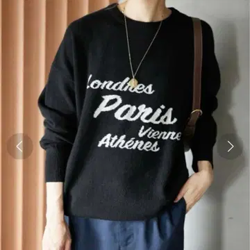 SLOBE IENA Voyage 로고 니트