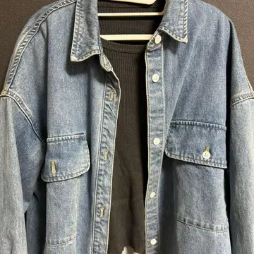 BABYLONE 라이트 블루 데님 자켓 오버 사이즈