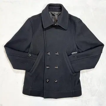 Ets.MATERIAUX 마테리오 울 피코트 블랙 M