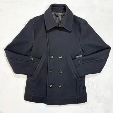 Ets.MATERIAUX 마테리오 울 피코트 블랙 M