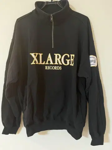 XLARGE 집업 트레이닝복 블랙