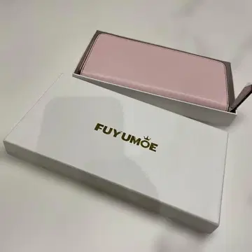 FUYUMOE 핑크 여성용 장지갑 경량 지퍼 선물
