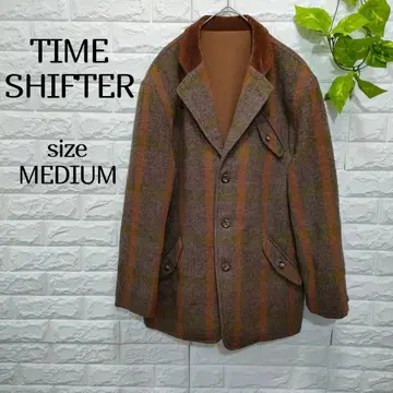 [타임 시프터] 트위드 테일러드 자켓 아우터 남성용 울