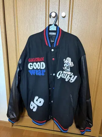 GALFY 바시티 자켓 중형 대 블랙 갈피