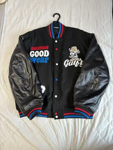 GALFY 바시티 자켓 중형 대 블랙 갈피