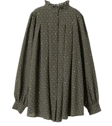 eimy istoire Horseshoe print 스탠드 셔츠