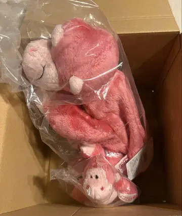 미개봉 새상품 NICI 핑크 고릴라 글리터 하트 펜 파우치 키링