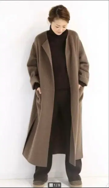 Deuxieme Classe 리버 롱 노카라 코트
