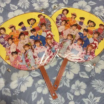 모닝구무스메. LOVE IS ALIVE! 부채 2개 세트