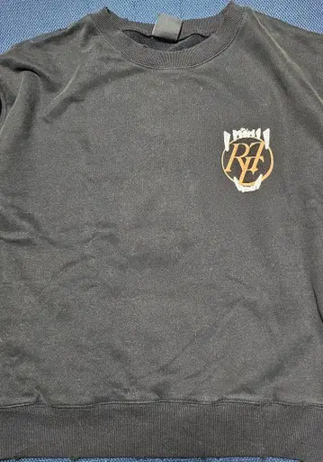 RULE THE FATE 데미지 맨투맨 L 사이즈 한정판