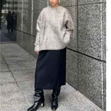 [ 미사용 ] ADORE 어도어 스파크 라메 니트 풀오버 멀티 컬러