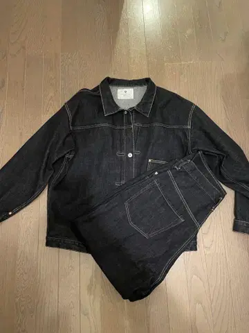 NEGATIVE DENIM 데님 자켓 팬츠 세트