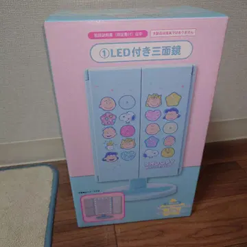 스누피 제일복권 LED 부착 삼면경 미개봉 새상품