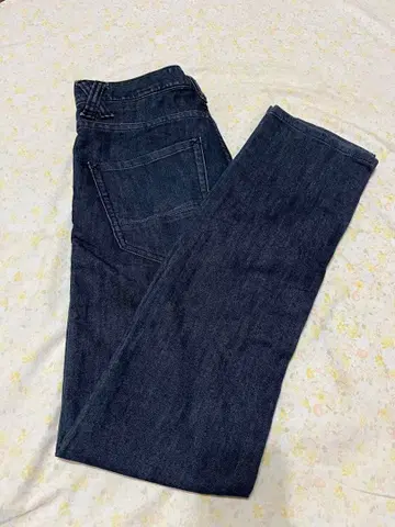 빌라봉 슬림핏 다크 블루 데님 30