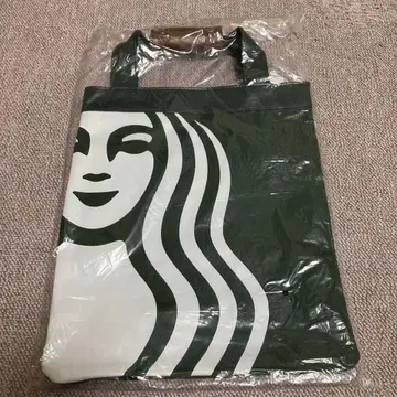 해외 스벅 STARBUCKS 그린 토트백
