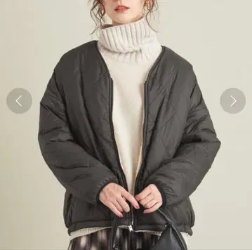 뷰티앤유스 리버서블 보아 자켓 퀼팅 자켓