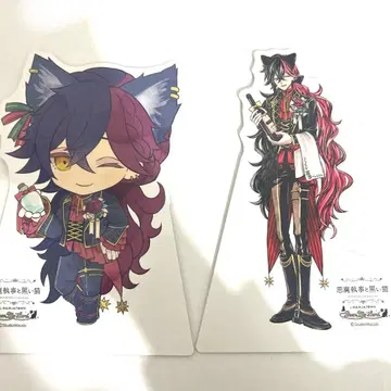 2세트 악마 집사와 검은 고양이 아쿠네코 루카스 난자타운 POP 스탠드