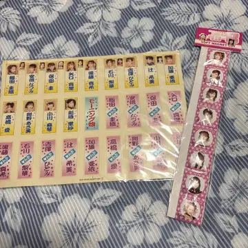 모닝구무스메! 굿즈 씰 시트와 마그넷 세트