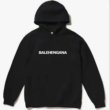 남녀 공용 BALEHENGANA 발레헨가나 맨투맨 후드티/블랙