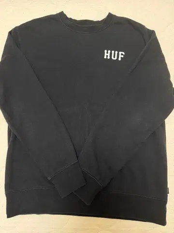 HUF 블랙 크루넥 트레이닝복