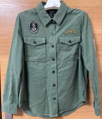 HUNTINGTON 밀리터리 자켓 올리브 그린