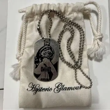Hysteric Glamour 도그 택 목걸이