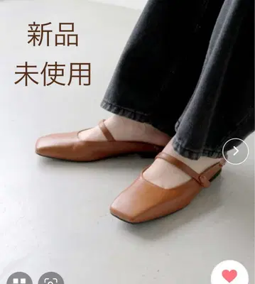 [ HERCLOSET ] 스퀘어토 벨트 플랫 뮬