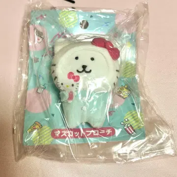 산리오 나가노 프렌즈 키티 나가노의 곰 봉제 인형 마스코트 브로치