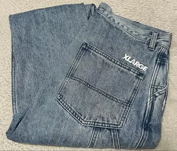 XLARGE 블루 카고 데님 32