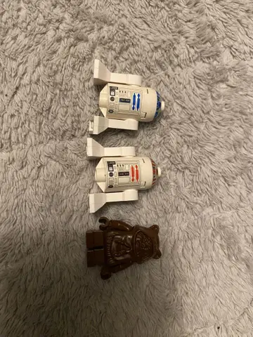 R2-D2 (파랑, 빨간색)와 이워크 미니 피규어 세트