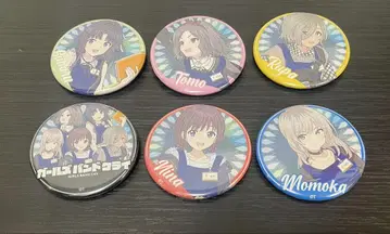 걸즈밴드클라이 시마무라 악기 캔뱃지 6개 세트