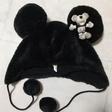 새상품급 디즈니 미키 라메 퍼 팬캡