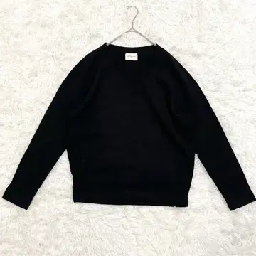 UNITED ARROWS 유나이티드 애로우즈 니트 V넥 블랙 심플