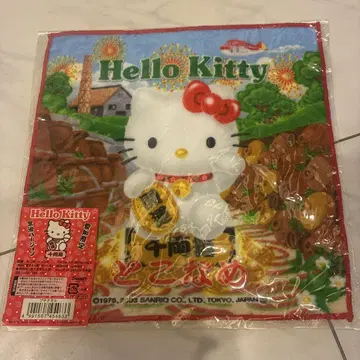 새상품 미사용 Hello Kitty 아이치 한정판 미니 타월