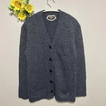 MARLENE DAM ITALY 니트 가디건 긴팔 블루 40 L