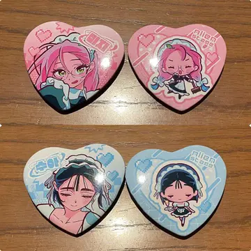 에이스테 에이리언 스테이지 아니카페 애니메이트 카페 캔뱃지 미지 수아