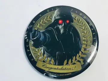 바이오하자드 행크 캔뱃지 캡콤 할로윈