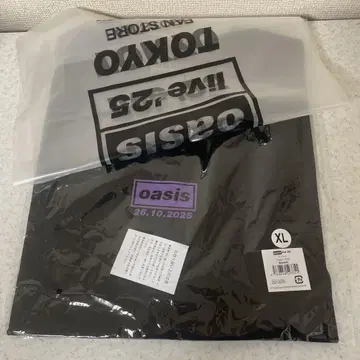XL 사이즈 oasis T셔츠 TOKYO 1026 도쿄 한정 에도 보라색