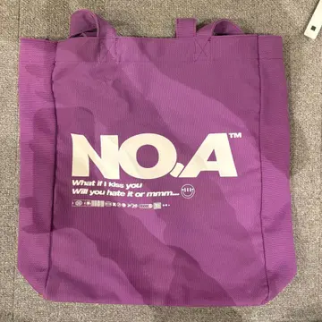 NOA 굿즈 NO.A 토트백 보라색