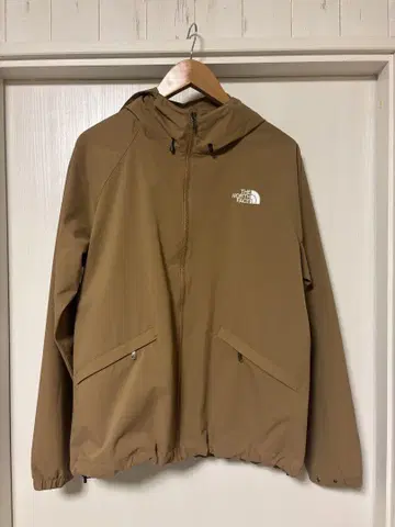 THE NORTH FACE 후드 부착 브라운 자켓
