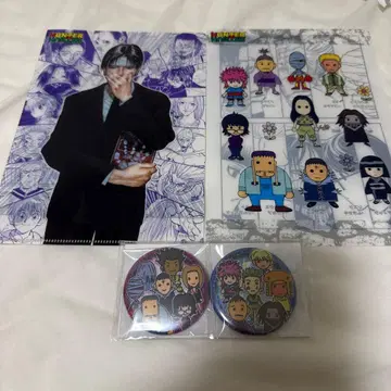 HUNTER x HUNTER 환영여단 클리어 파일 캔뱃지 원화