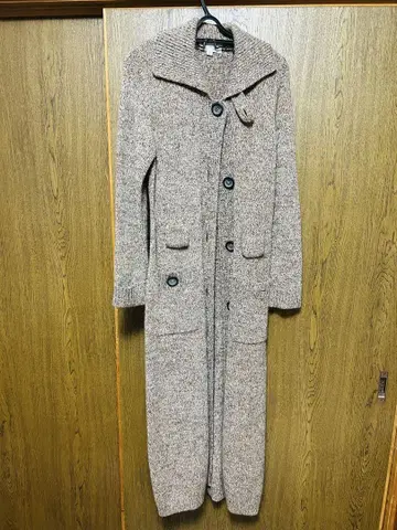 롱 가디건 베이지 계열, 브라운 계열