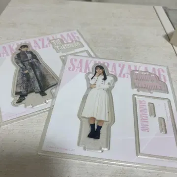 사쿠라자카46 복권 나카가와 치히로 타케모토 유이 아크릴 스탠드 세트
