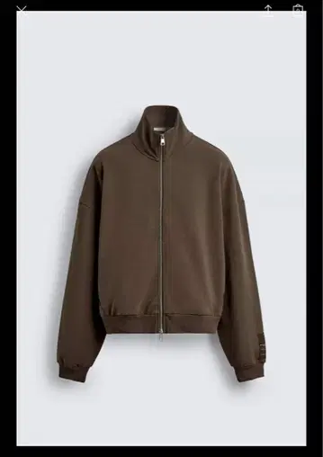 [ ZARA ] 네오플랜풍 라벨 자켓 더블 지퍼