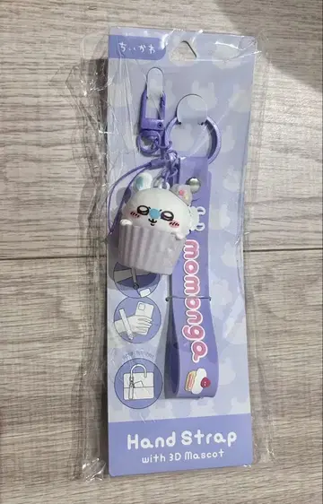 3D 마스코트 부착 핸드 스트랩 모몽가