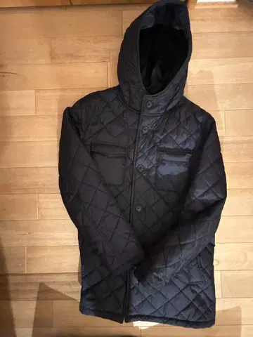 BEAMS HEART 네이비 퀼팅 자켓 L